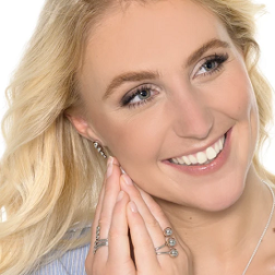 Randers Sølv øreringe