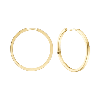 Aagaard forgyldt sølv Creol 26mm, Tråd 1,9mm M/klap – 03994036