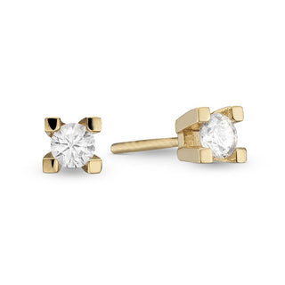 Eternity by Aagaard øreringe 8 kt. guld 0,03 ct. WPI