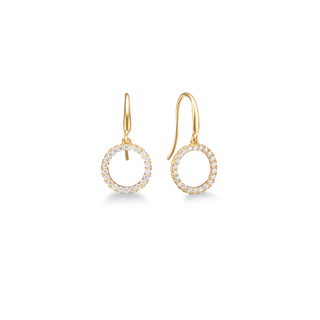 Aagaard 8KT ØREHÆNGER M/SY.ZIRCONIA – 08972578-75