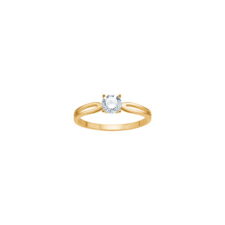 8kt. guldring m/cz