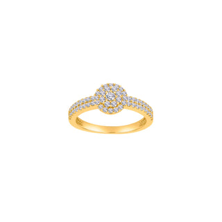 8kt. guldring m/cz