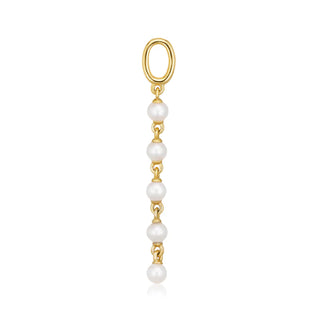 Sif Jakobs Perla Cinque Hoop Charm ørerings vedhæng SJ-CH2379-P-YG