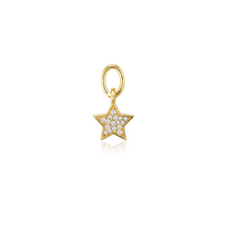 Sif Jakobs Stella Hoop Charm ørerings vedhæng SJ-CH2381-CZ-YG
