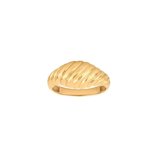 8kt. guldring snoet