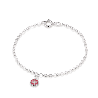 Aagaard armbånd til Børn med Emalje Blomst sølv 16 cm – 11103800-16