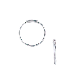 Aagaard sølv Creol 17,5 MM , Tråd 1mm Massiv M/v – 1199016