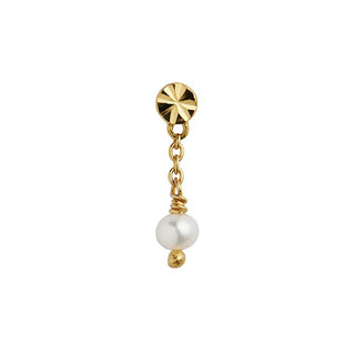 Stine A - Petit Etoile ørering i forgyldt 1283-02-S