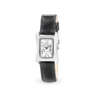 Christina Dame Ur - Blankpoleret Stål m. 117 Hvide Diamanter 140-2SWBL