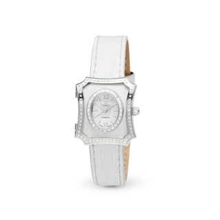 Christina Dame Ur - Blankpoleret Stål m. 90 Hvide Diamanter 145-2SWW
