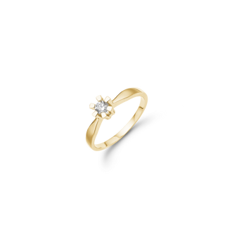 Eternity by Aagaard 14 kt. guldring med 0,15 ct. diamant