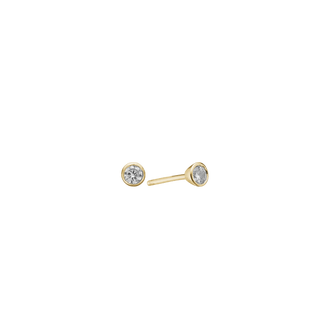 Aagaard 14KT ØRESTIK M/SY.ZIRCONIA 4MM – 1492706-75