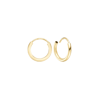 Aagaard 14 kt. creoler 13mm, tråd 1,8mm med vridlås – 1499719 – '1499719