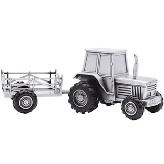 Fortinnet sparebøsse traktor med vogn 92015276904