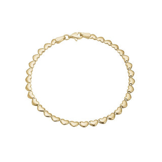 Aagaard 8 kt. Hjerte Armbånd 1601-G8-12