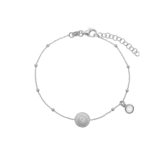 Aagaard armbånd med sunshine coin i sølv – 1601-KZ-S09