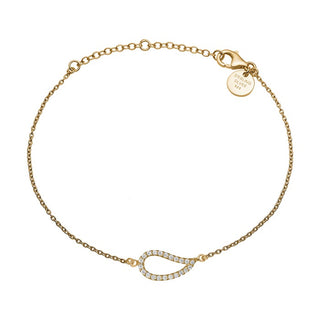 Aagaard - Armbånd Forgyldt CZ
