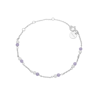 Aagaard armbånd med amethyst blå quartz i sølv – 1601-S-S12