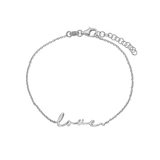 Aagaard armbånd med love i sølv – 1601-S-S16