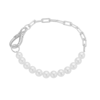 Aagaard armbånd med perle links i sølv – 1601-S-S19