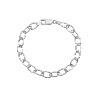 Aagaard armbånd med ovale led i sølv – 1601-S-S24