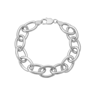 Aagaard armbånd med store led i sølv – 1601-S-S25