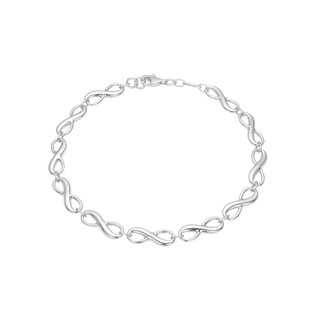 Aagaard armbånd med evighedstegn i sølv – 1601-S-S30