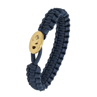 From Soldier to Soldier armbånd blå med Dove of Peace-lås i forgyldt stål – 2604-FSTS-BLU-G01