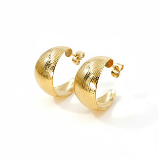 ZIA Øreringe i Stål – 12x30 mm