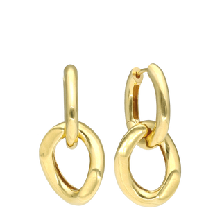Aagaard Øreringe Twice i 8 kt. guld – 1670-S-G87