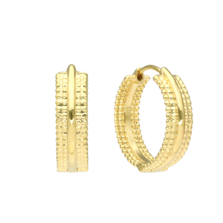 Aagaard Creoler Dotted i 8 kt. guld – 1670-S-G88
