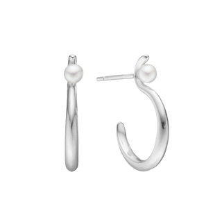 Aagaard Ørering, Perlebue, 20,5x15x2,5mm – 1670-S-S66