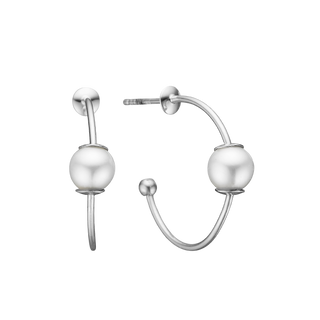 Aagaard Halvcreol m/ferskvandsperle, 23mm sølv – 1670-S-S72