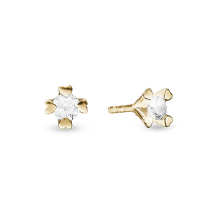 Mary 14 kt øreringe 2 x 0,25 ct. labgrown diamant 14947725