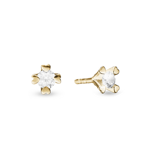 Mary 8 kt øreringe 2 x 0,20 ct. labgrown diamant 08947720