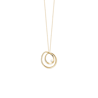 Aagaard cirkel halskæde i 8 kt. guld – 1680-G8-32-45