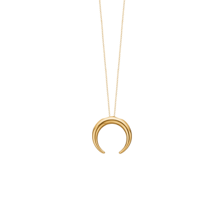 Aagaard Horn halskæde i forgyldt sølv - 1680-KZ-G08-45