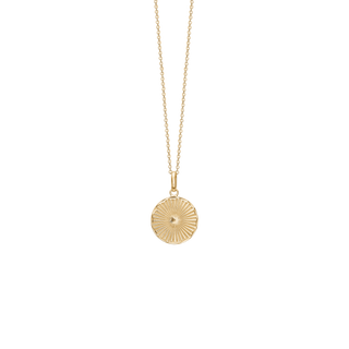 Aagaard Magic Coin halskæde i forgyldt sølv - 1680-KZ-G22-45
