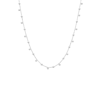 Aagaard Halskæde Kugler, sølv, 40+5 cm – 1680-S-S51-45