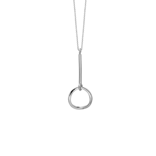 Aagaard halskæde Oval i sølv - 1680-S-S77