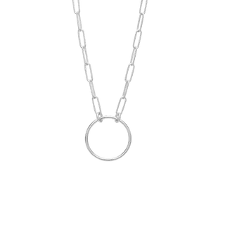 Aagaard halskæde Cirkel i sølv - 1680-S-S78
