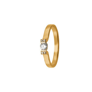 Aagaard 14 kt. diamantring 1800-G14-03
