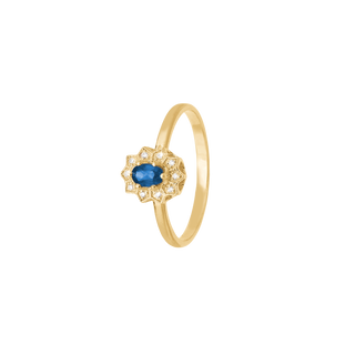 Aagaard 8 kt. guldring med diamant