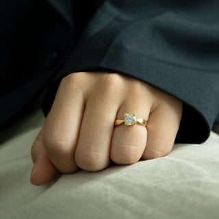 Elya by Aagaard 8 kt. guldring med 1,0 ct. lab-grown diamant – 1800-LG-G8-1,0