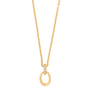 14kt. guldvedhæng m/dia. 0,015ct W/SI inkl. forg