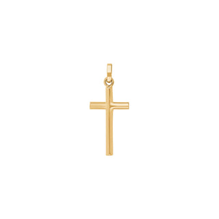 8kt. guldkors 15mm