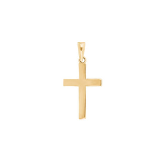 8kt. guld kors massiv 19mm