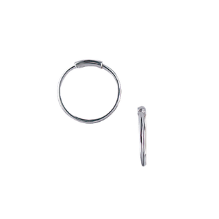 Aagaard Rhod. sølv Creol 15,5mm Tråd 1mm Vrid – 2199014