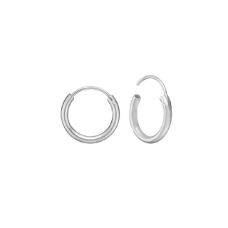 Aagaard Rhod. sølv Creol 14mm, Tråd 2 MM M/vippe – 2199114