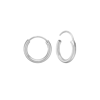 Aagaard Rhod. sølv Creol 16mm, Tråd 2 MM M/vippe – 2199116